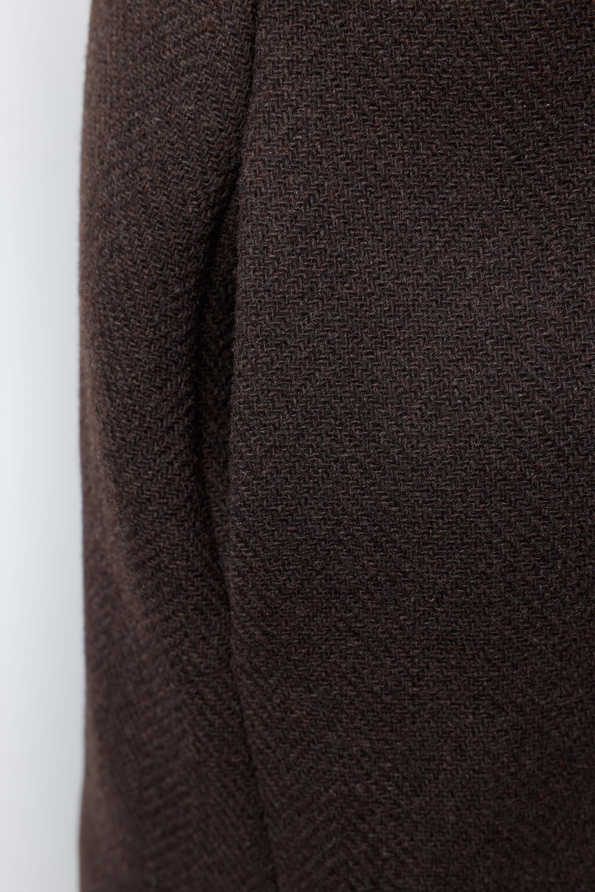 WOOL BLEND CLOTH COAT